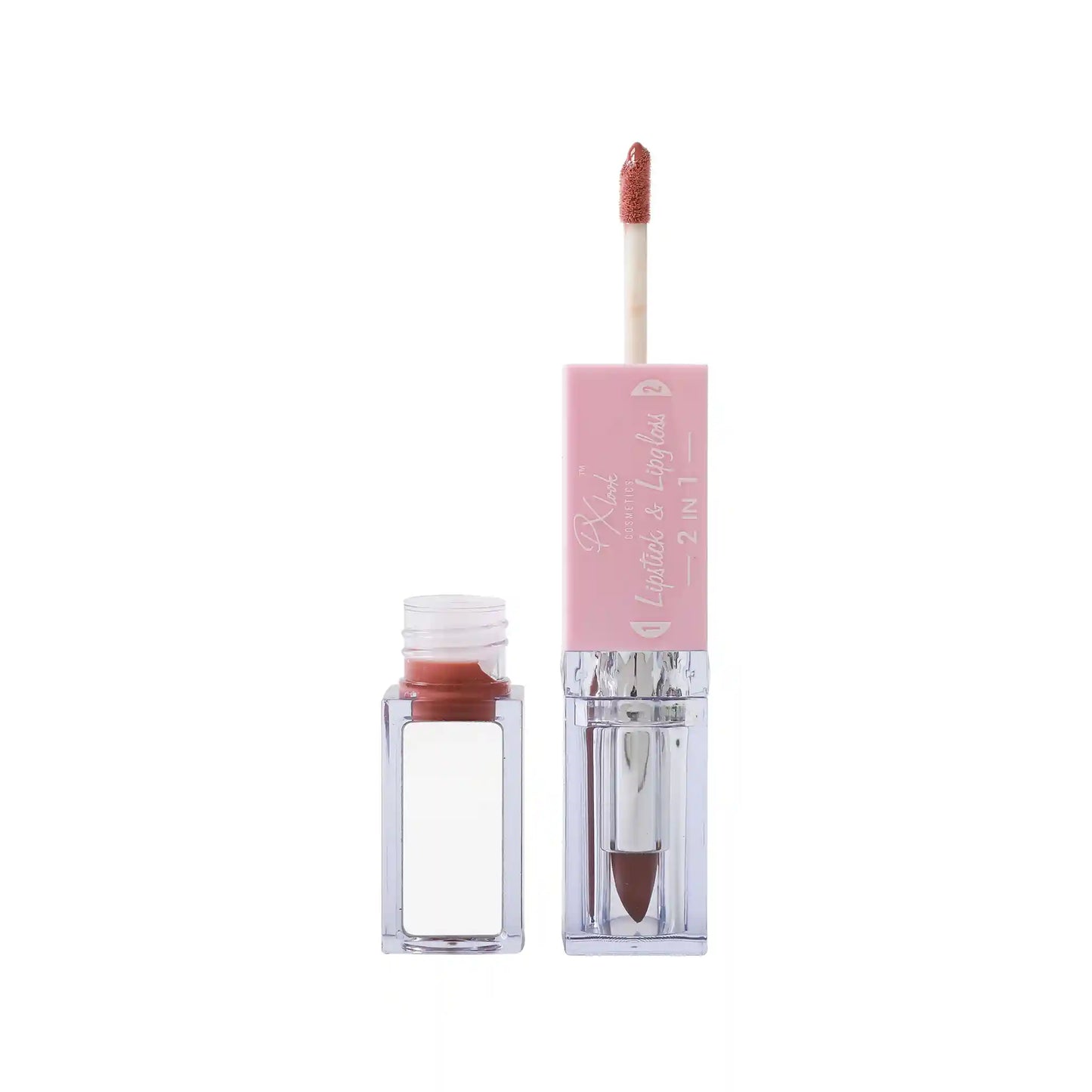 2-in-1 Lipstick and Lip Gloss Combo, lipstick and lip gloss, lipstick and lip gloss combo, lipstick and lip gloss in one