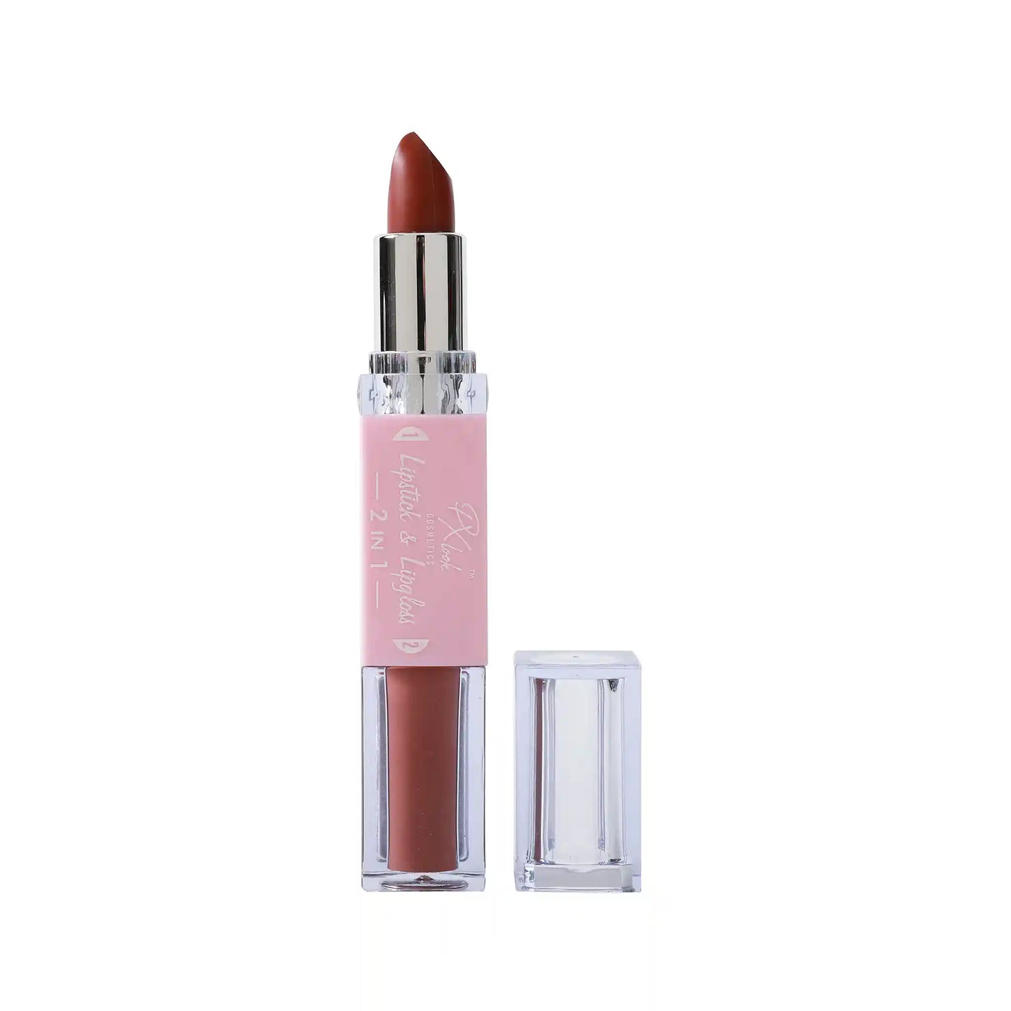 2-in-1 Lipstick and Lip Gloss Combo, lipstick and lip gloss, lipstick and lip gloss combo, lipstick and lip gloss in one