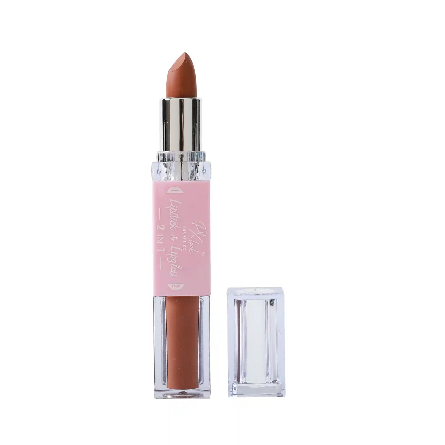 2-in-1 Lipstick and Lip Gloss Combo, lipstick and lip gloss, lipstick and lip gloss combo, lipstick and lip gloss in one