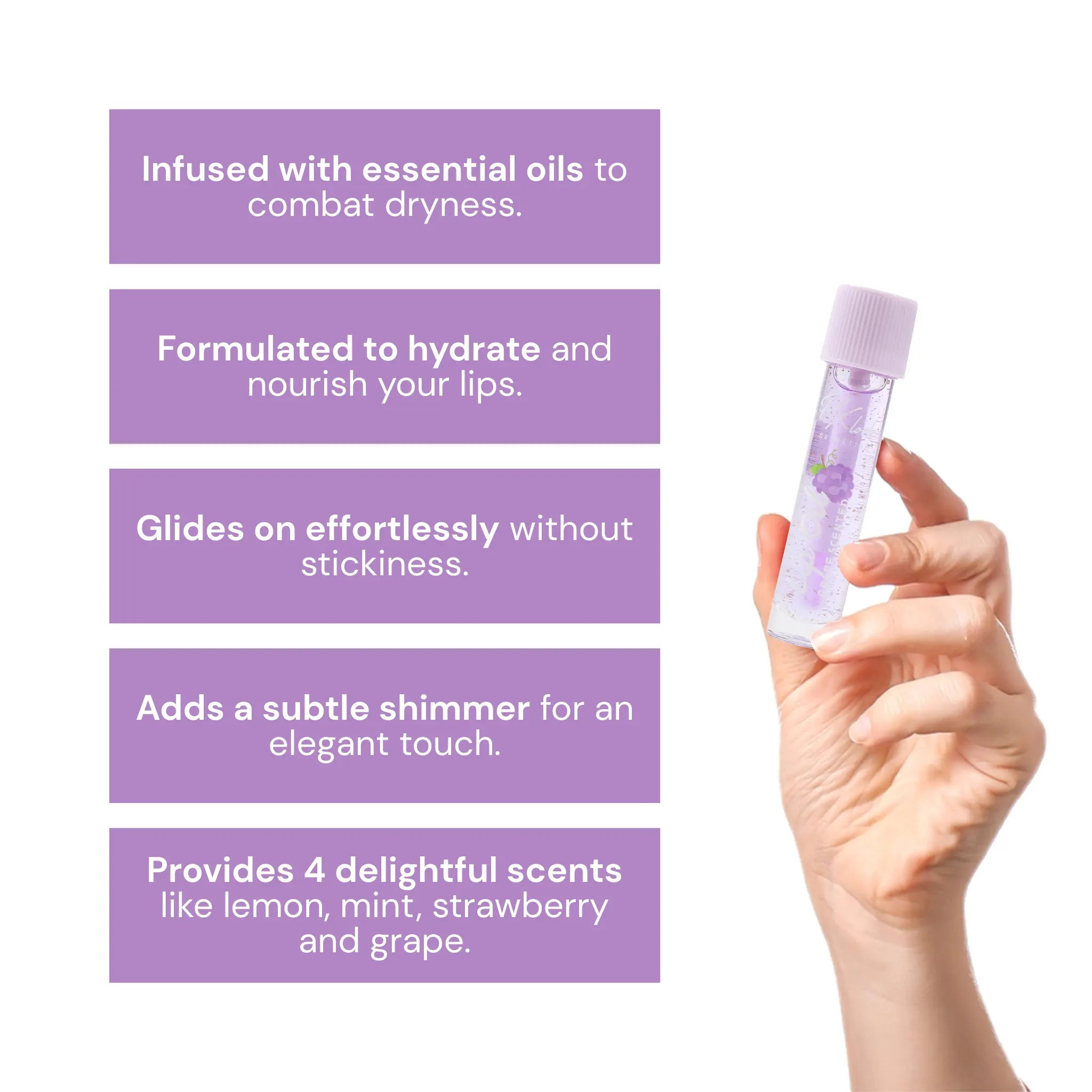 Scented Fruity Lip Oil