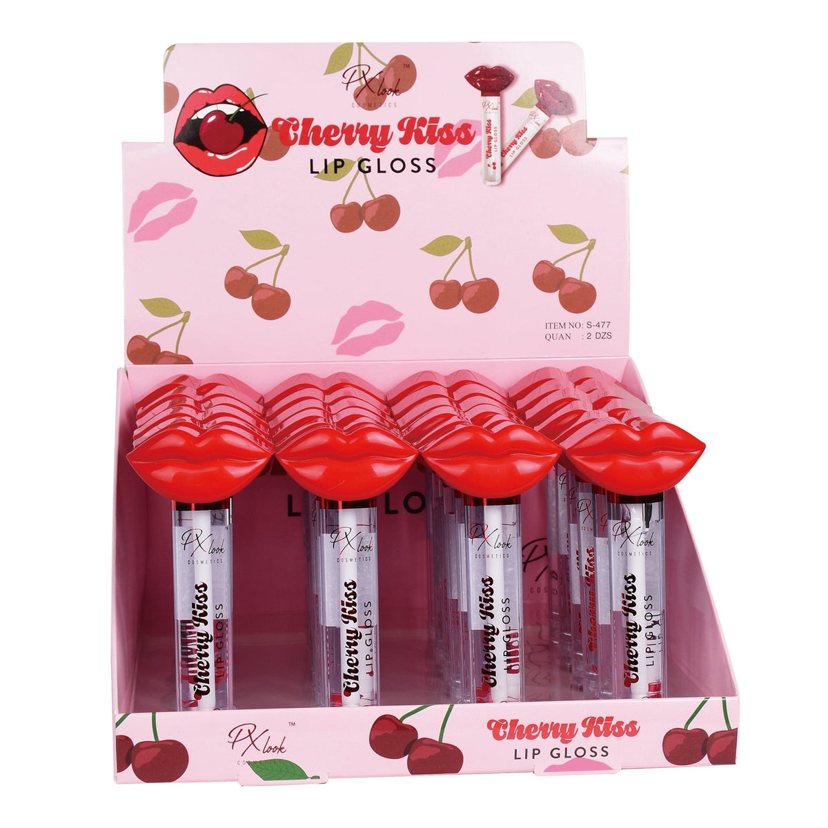 Cherry Kiss Lip Gloss Lip Gloss Clear