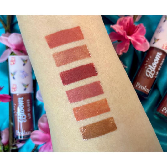 Prolux Bloom Lip Gloss, colored lip gloss, long lasting lip gloss