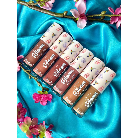 Prolux Bloom Lip Gloss, colored lip gloss, long lasting lip gloss