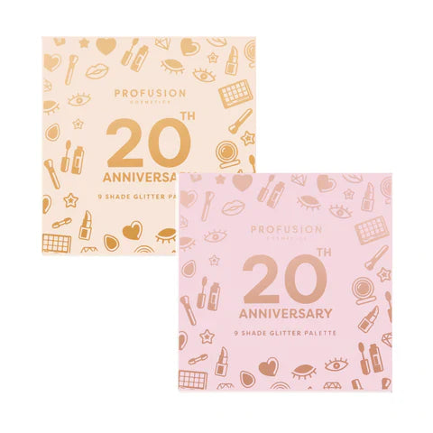 Paleta de brillos prensados 20 Aniversario