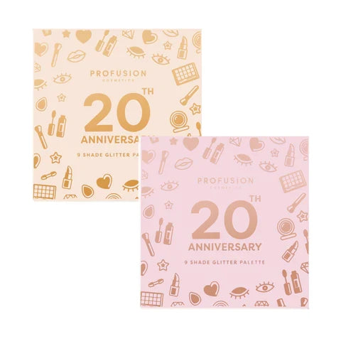 Paleta de brillos prensados 20 Aniversario