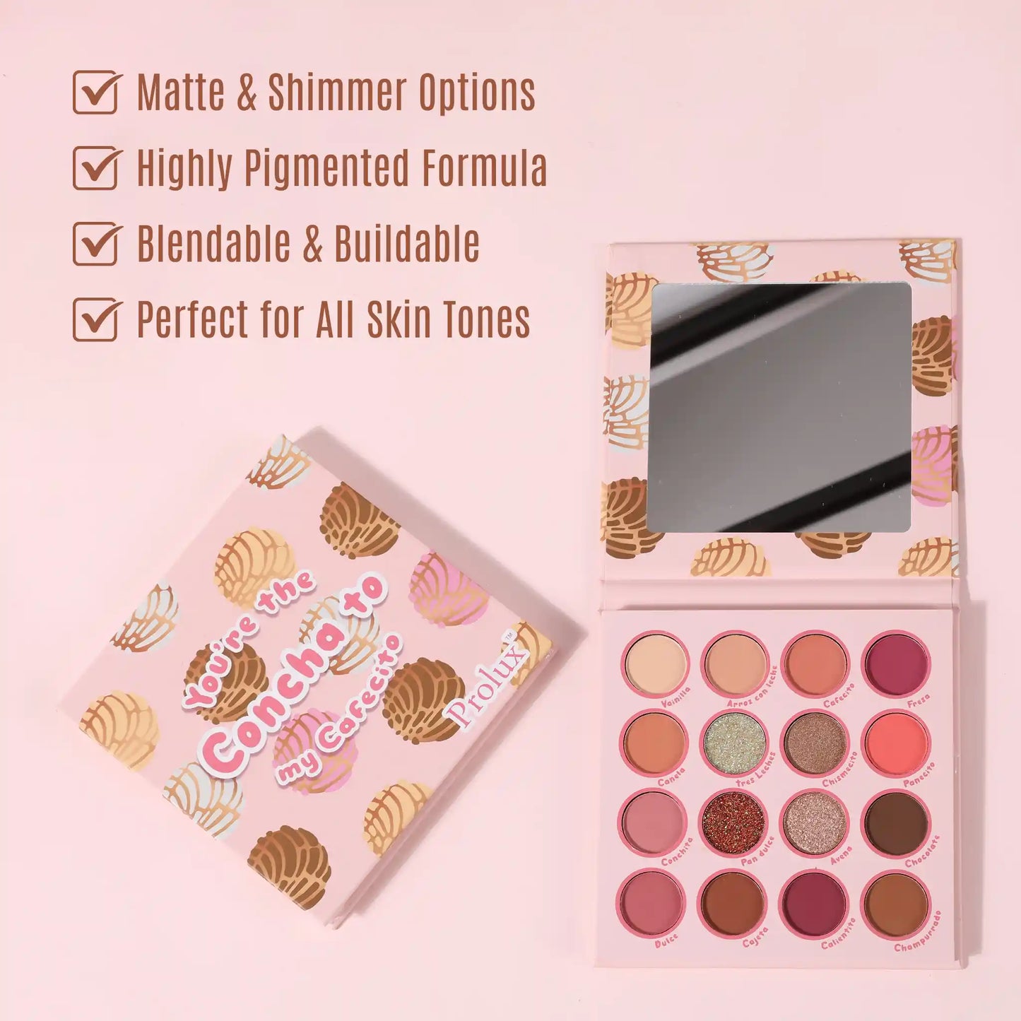 You're the Concha To My Cafecito Eyeshadow Palette, best eyeshadow palette
