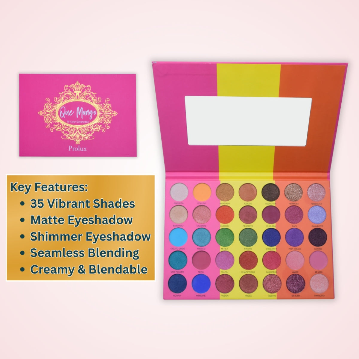 Qué paleta de sombras de ojos Mango