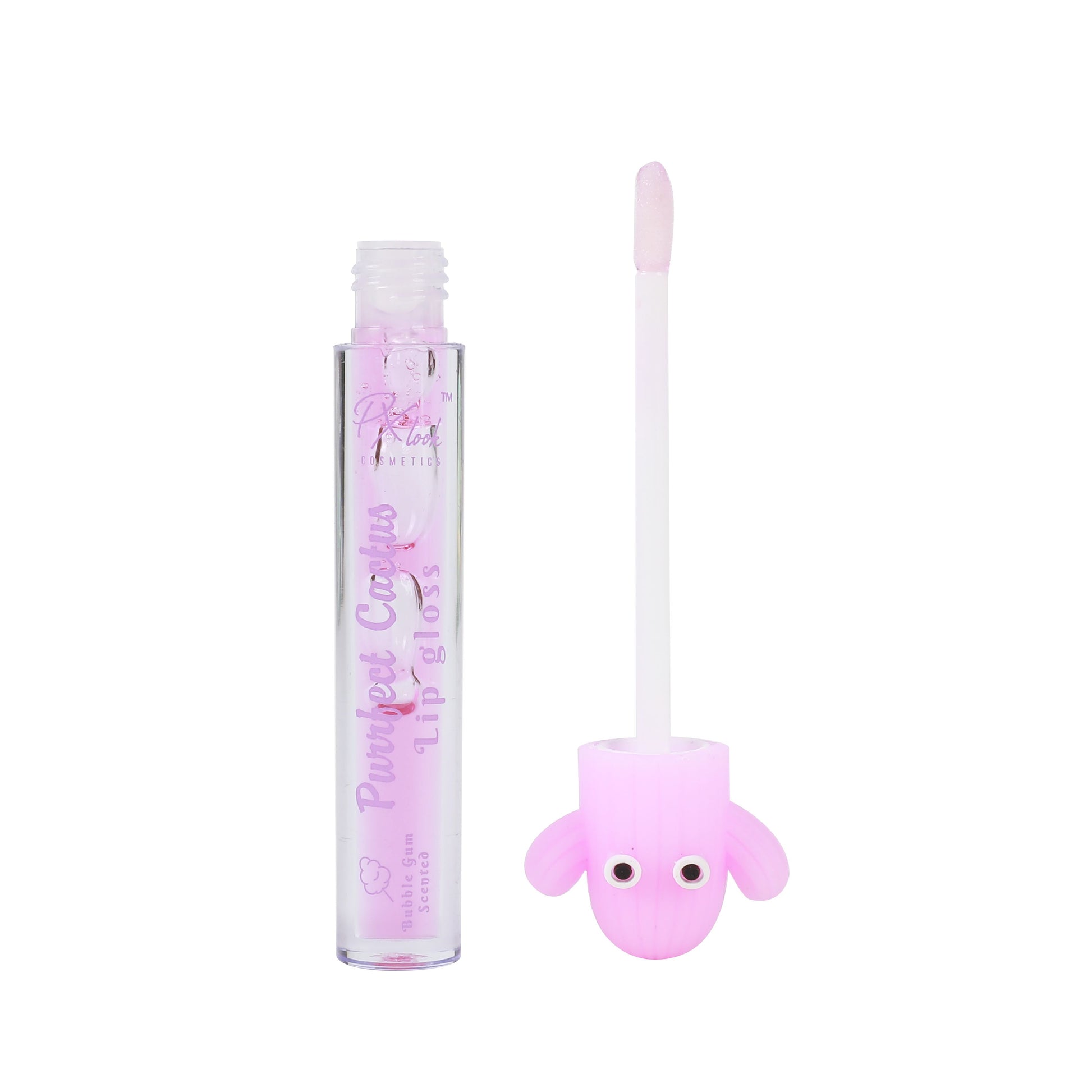 PxLook Purrfect Cactus Lip Gloss, scented lip gloss, best lip gloss, bubblegum lip gloss
