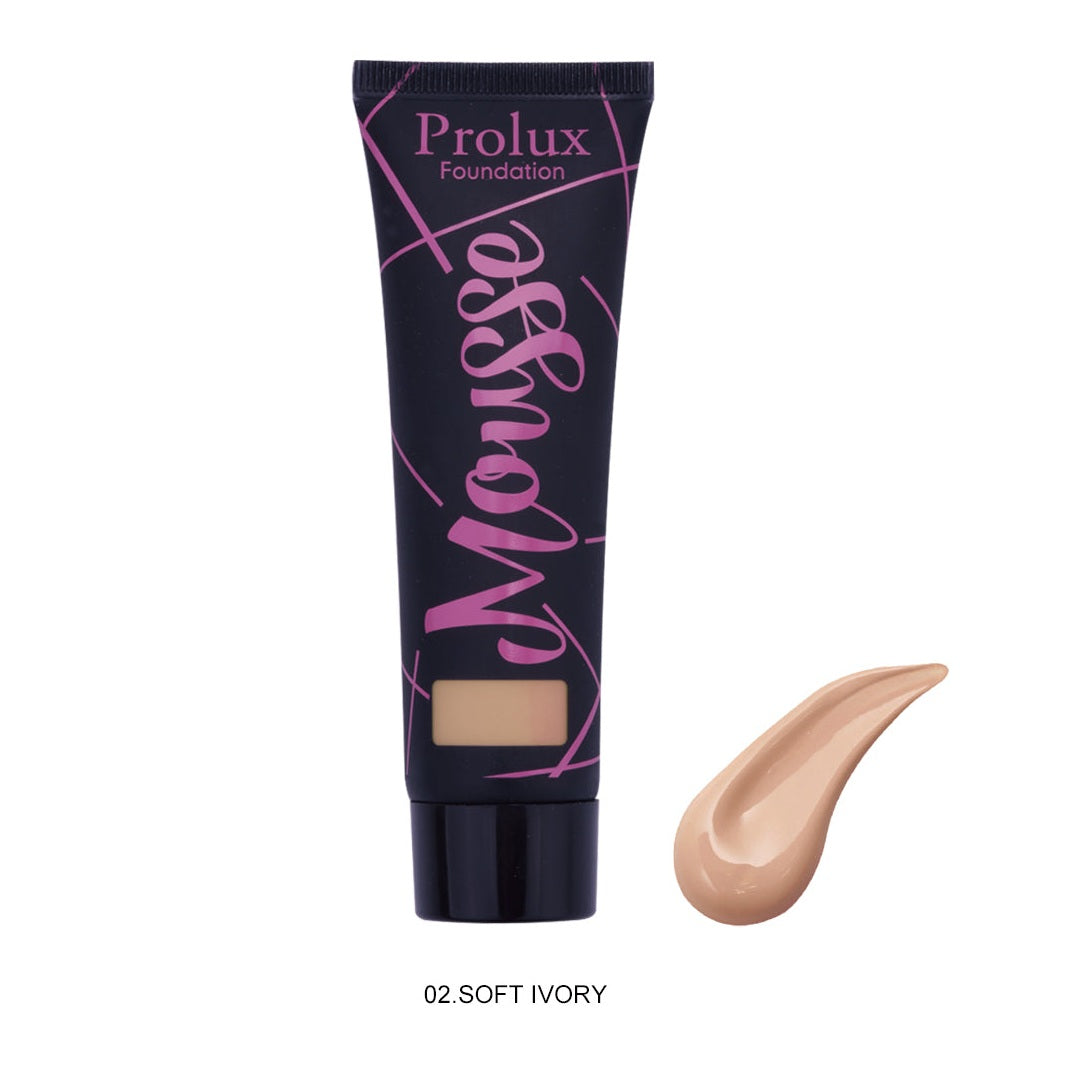 Prolux Mousse Foundation, best mousse foundation, mousse makeup foundation