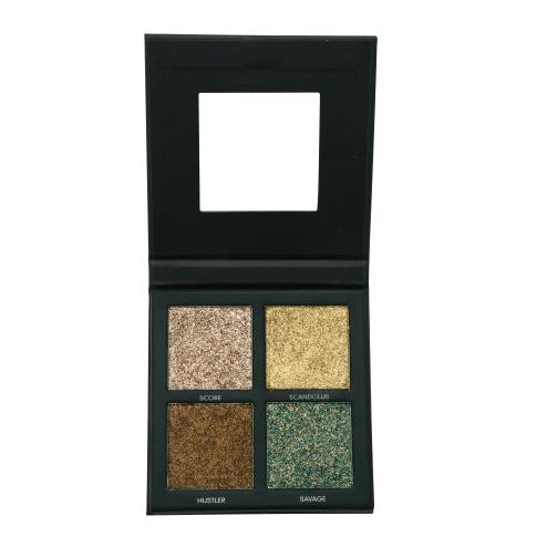 Prolux Ultra Light Pressed Glitter Palette, cosmetic glitter palette, glitter makeup palette, glitter eyeshadow palette