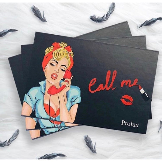 Prolux Call Me Eyeshadow Palette, neutral eyeshadow palette, matte eyeshadow palette, shimmer eyeshadow palette, metallic eyeshadow