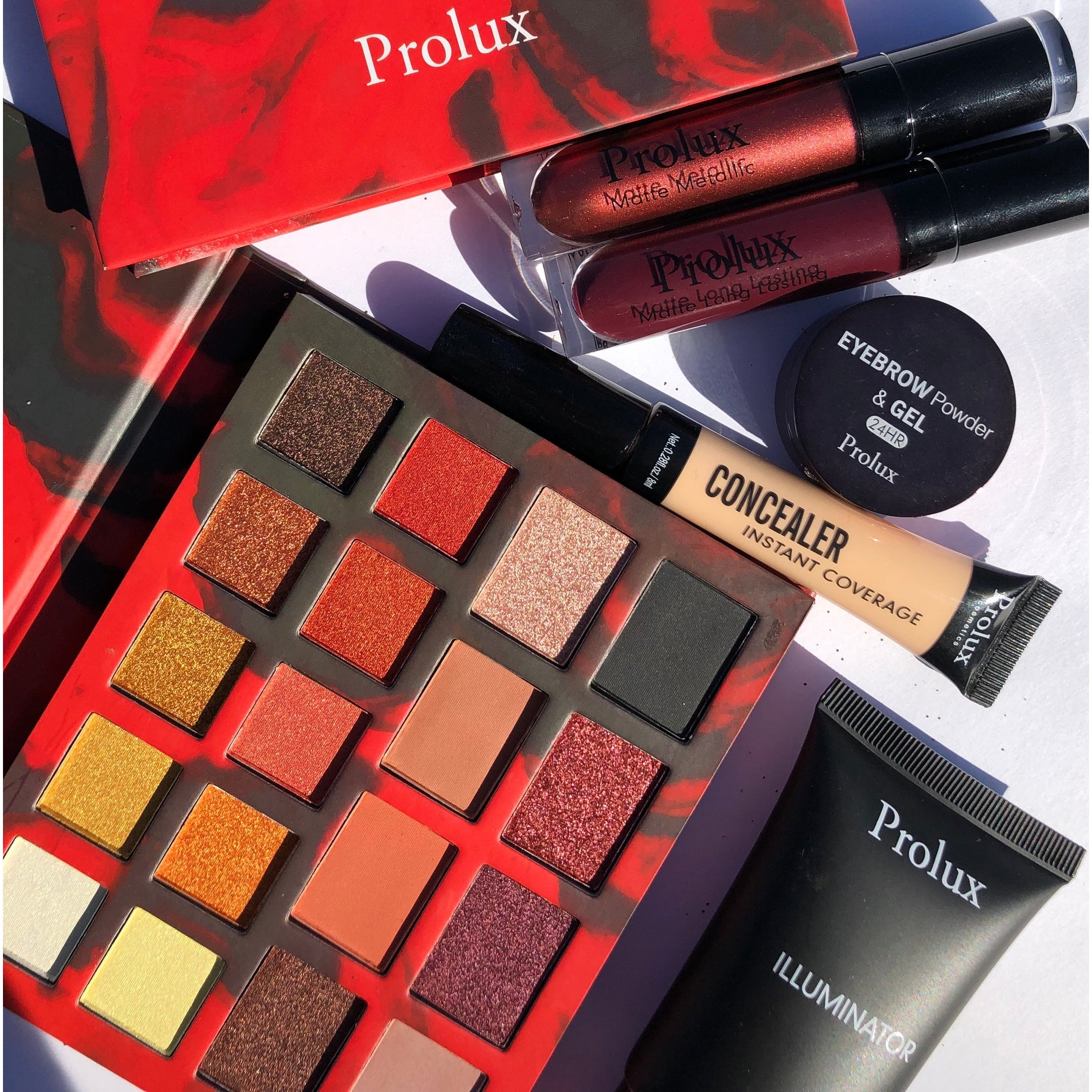 Mega Magma Eyeshadow Palette, shimmer eyeshadow palette, matte eyeshadow palette.