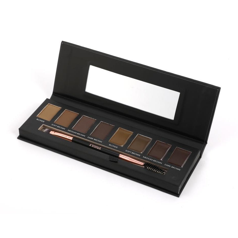 Eyebrow Makeup Kits | 8 Shade Brow Palette with Brush, Eyebrow Makeup Kit, Brow Palette, palette brow, brows palette, best brow palette, eye brow palette