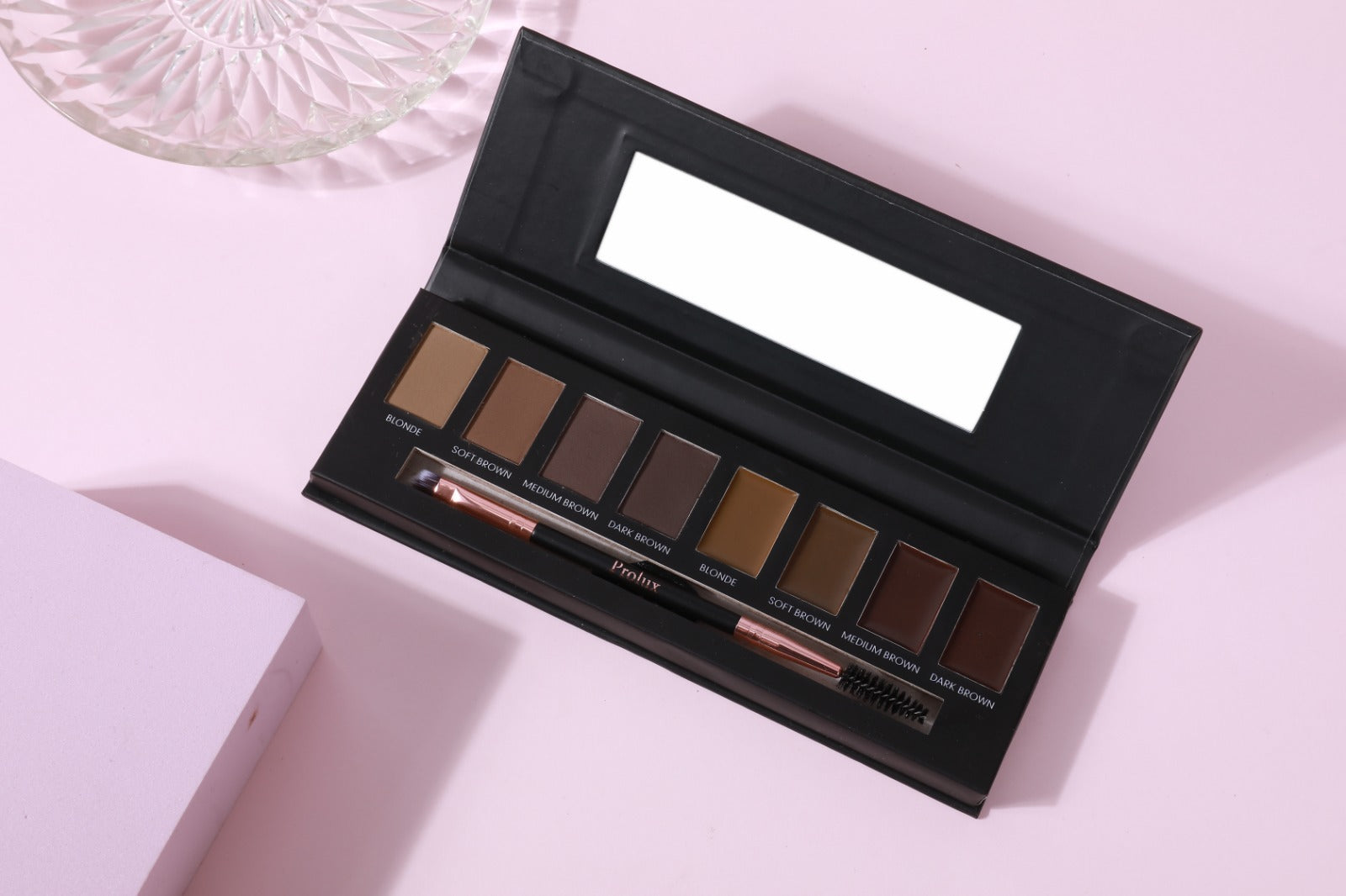 8 Shade Brow Palette with Brush|skin illustrator brow palette 
