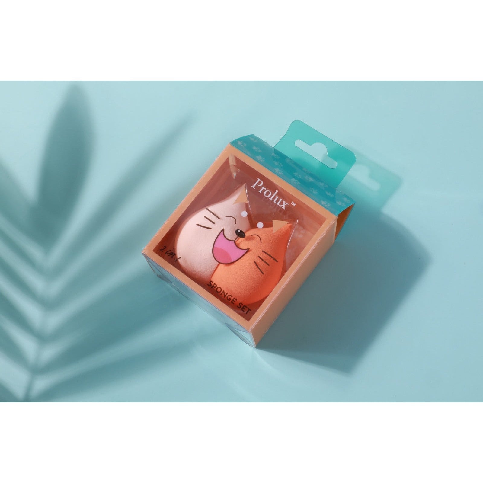 Prolux 2 in 1 Cat Sponge Set, makeup sponge set, makeup foundation sponge