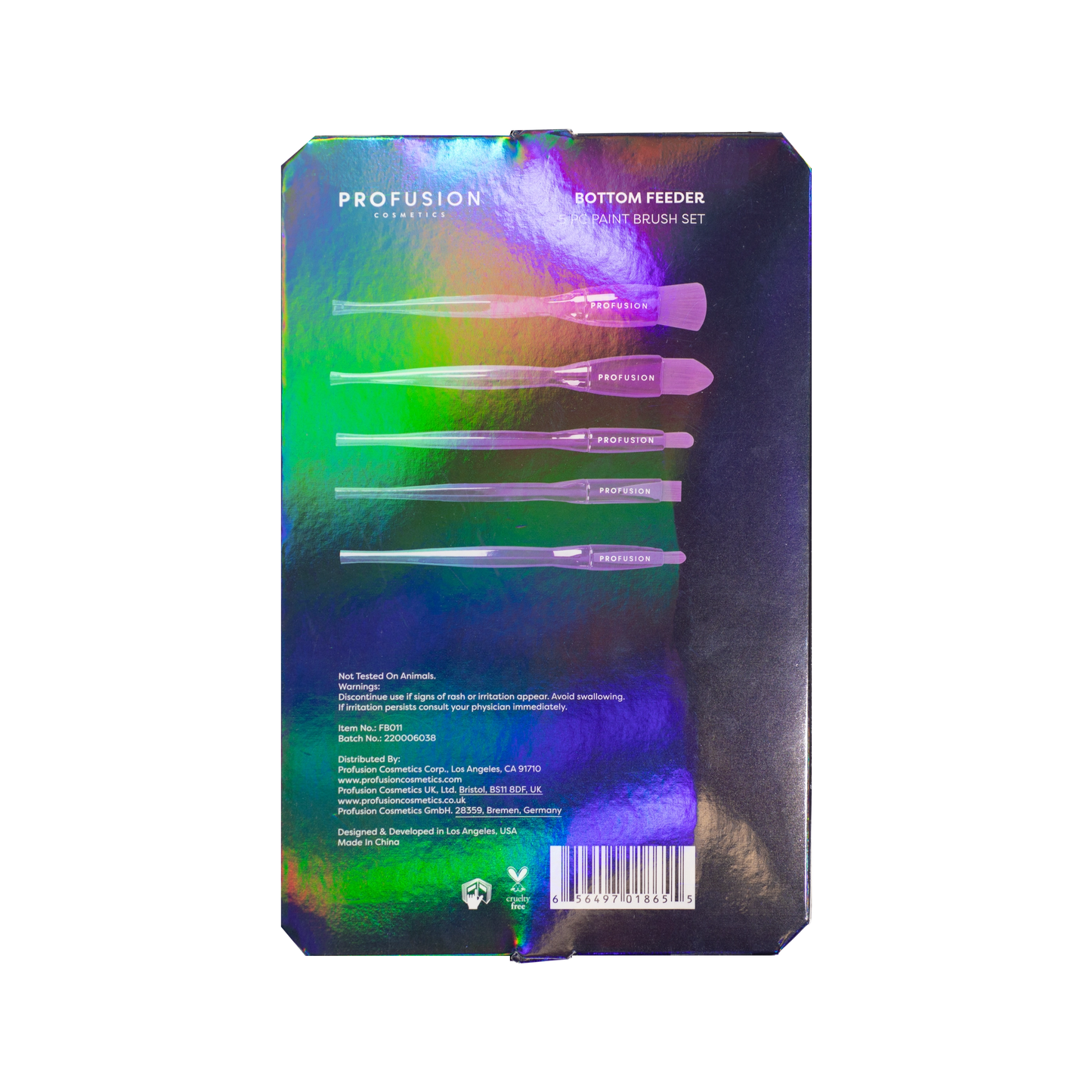 Profusion Bottom Feeder Brush Set, makeup brush set, best makeup brush set