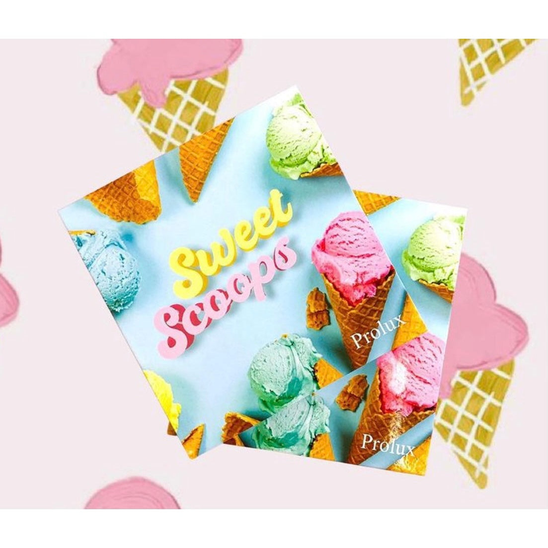 Sweet Scoops Eyeshadow Palette, matte eyeshadow palette, shimmer eyeshadow palette, non toxic eyeshadow.