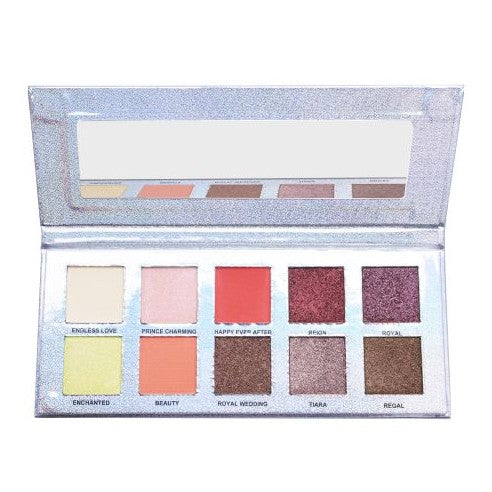 Prolux Princess Eyeshadow Palette, matte eyeshadow palette, shimmer eyeshadow palette, satin eyeshadow