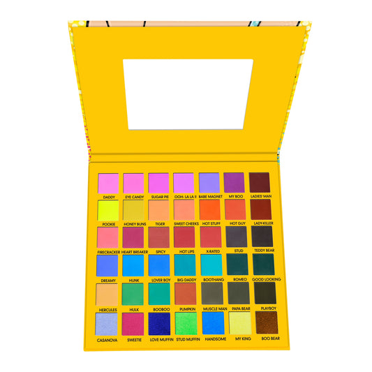 Prolux Wow Eyeshadow Palette, bright color eyeshadow palette, matte eyeshadow palette