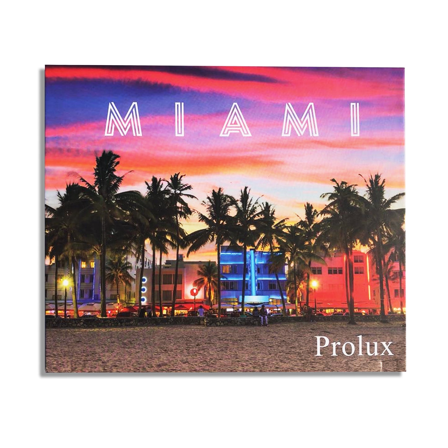 Prolux Miami Eyeshadow Palette, bright color eyeshadow palette, matte eyeshadow palette, shimmer eyeshadow palette