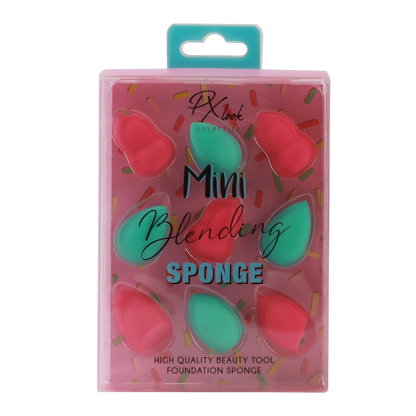 PxLook Mini Blending Sponge, makeup sponge set, makeup blending sponge, makeup sponges