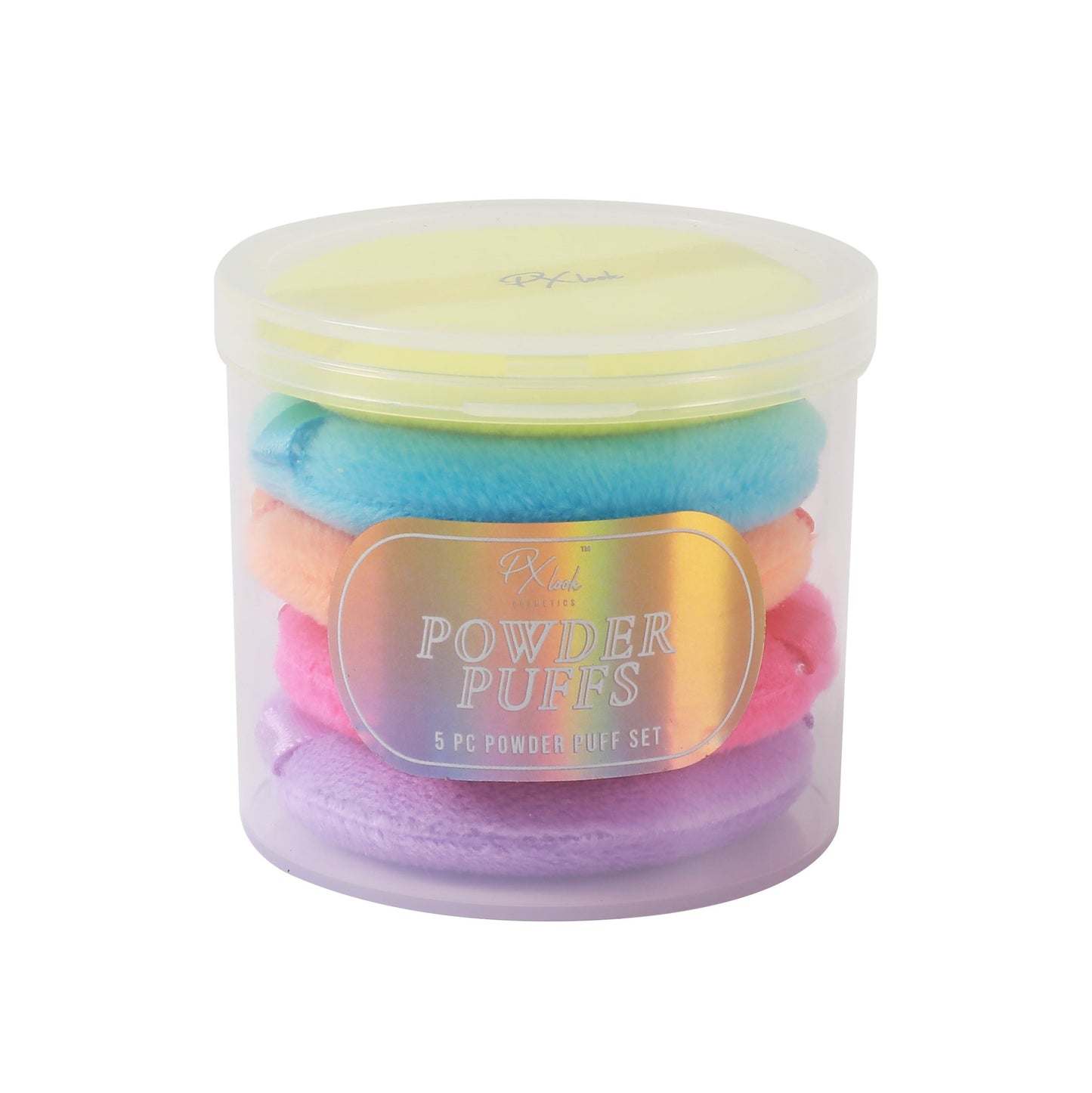PxLook 5pc Powder Puff Set, powder puffs, makeup powder puffs