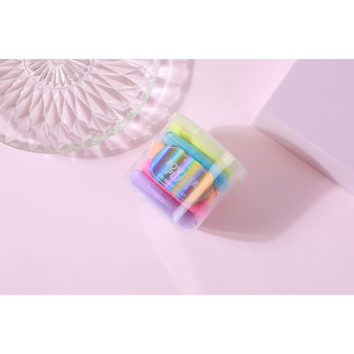 PxLook 5pc Powder Puff Set, powder puffs, makeup powder puffs