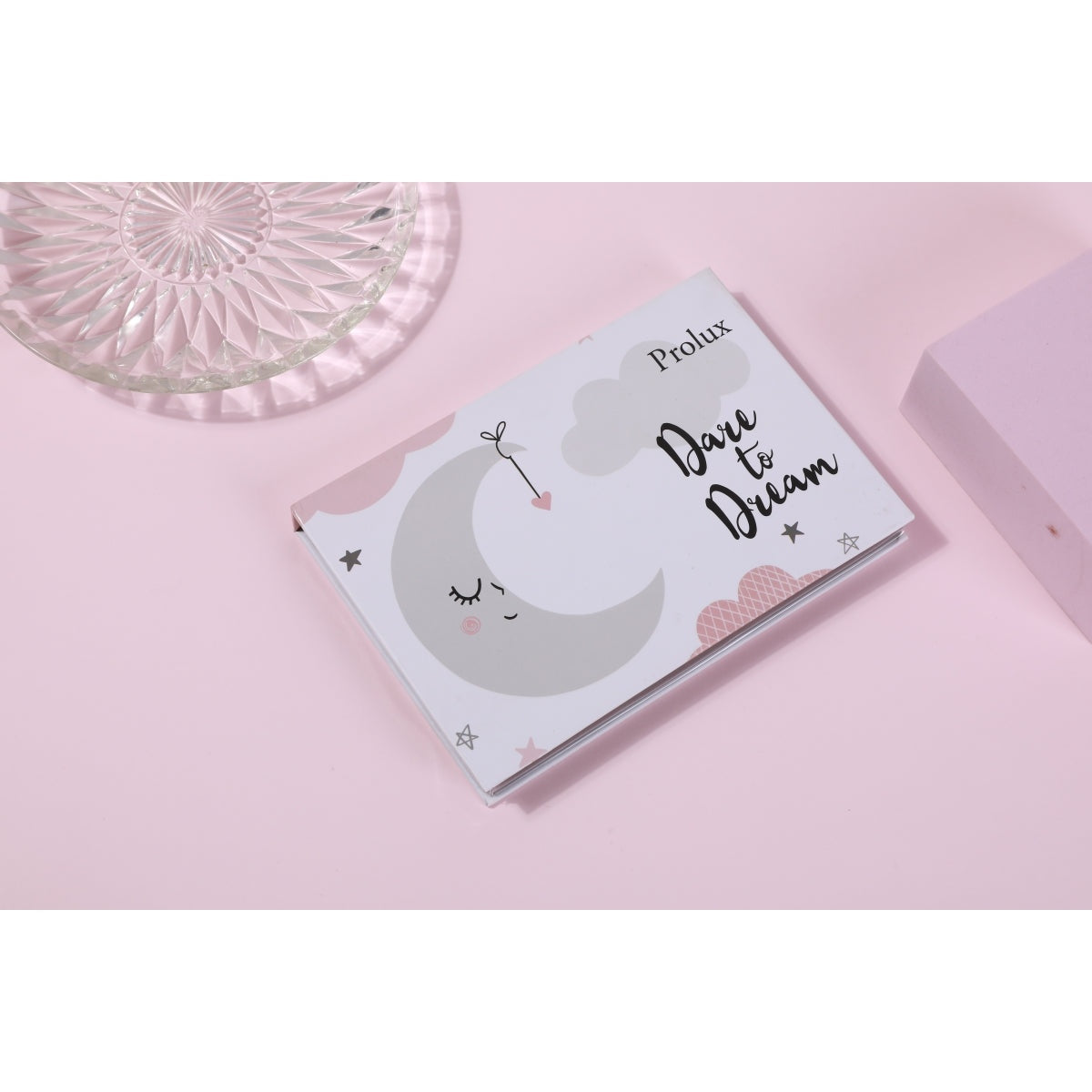 Prolux Dare to Dream Eyeshadow Palette, colorful eyeshadow palette, shimmer eyeshadow palette, matte eyeshadow palette.