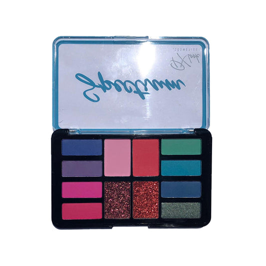PxLook Spectrum Eyeshadow Palette, matte eyeshadow palette, shimmer eyeshadow palette, glitter eyeshadow palette