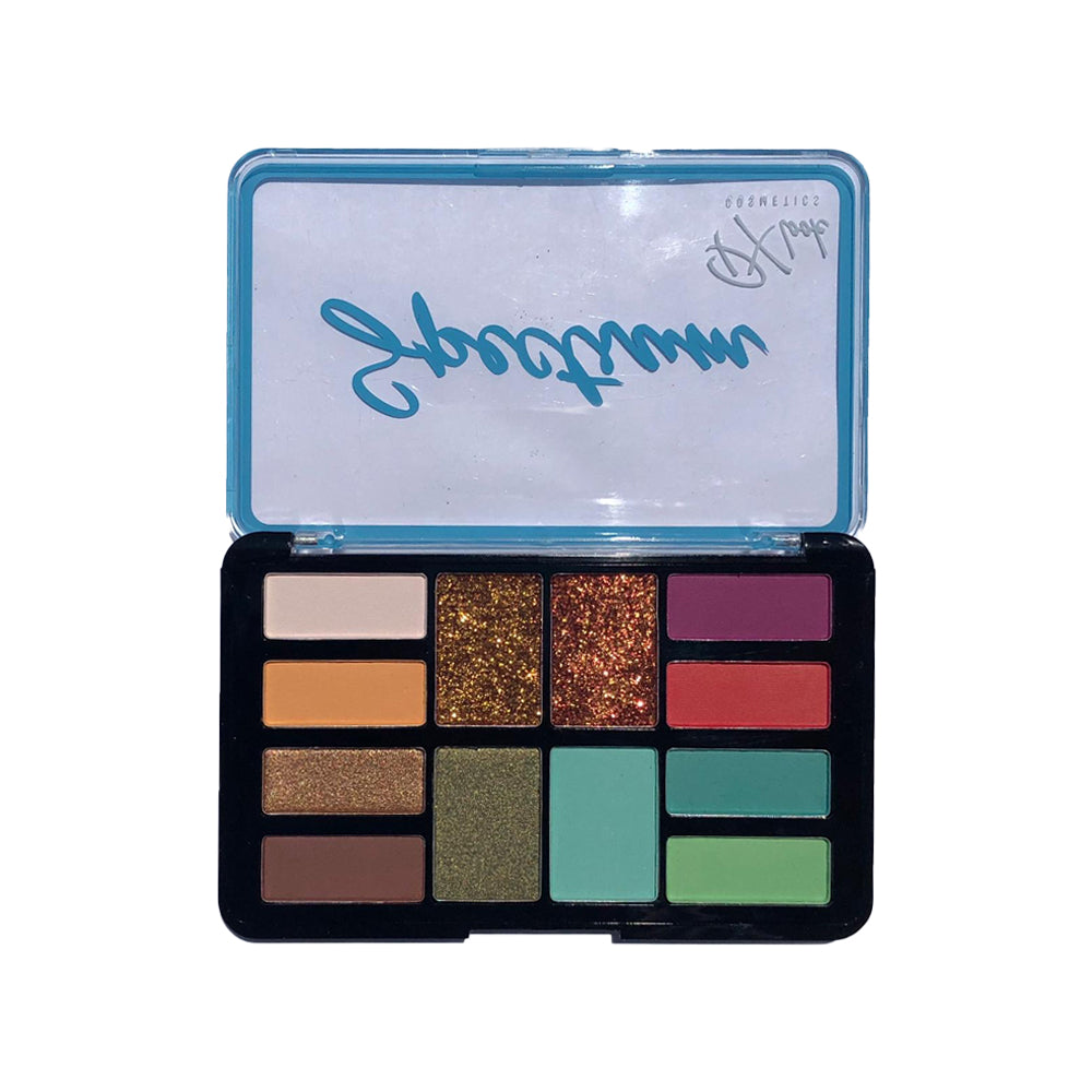 PxLook Spectrum Eyeshadow Palette, matte eyeshadow palette, shimmer eyeshadow palette, glitter eyeshadow palette
