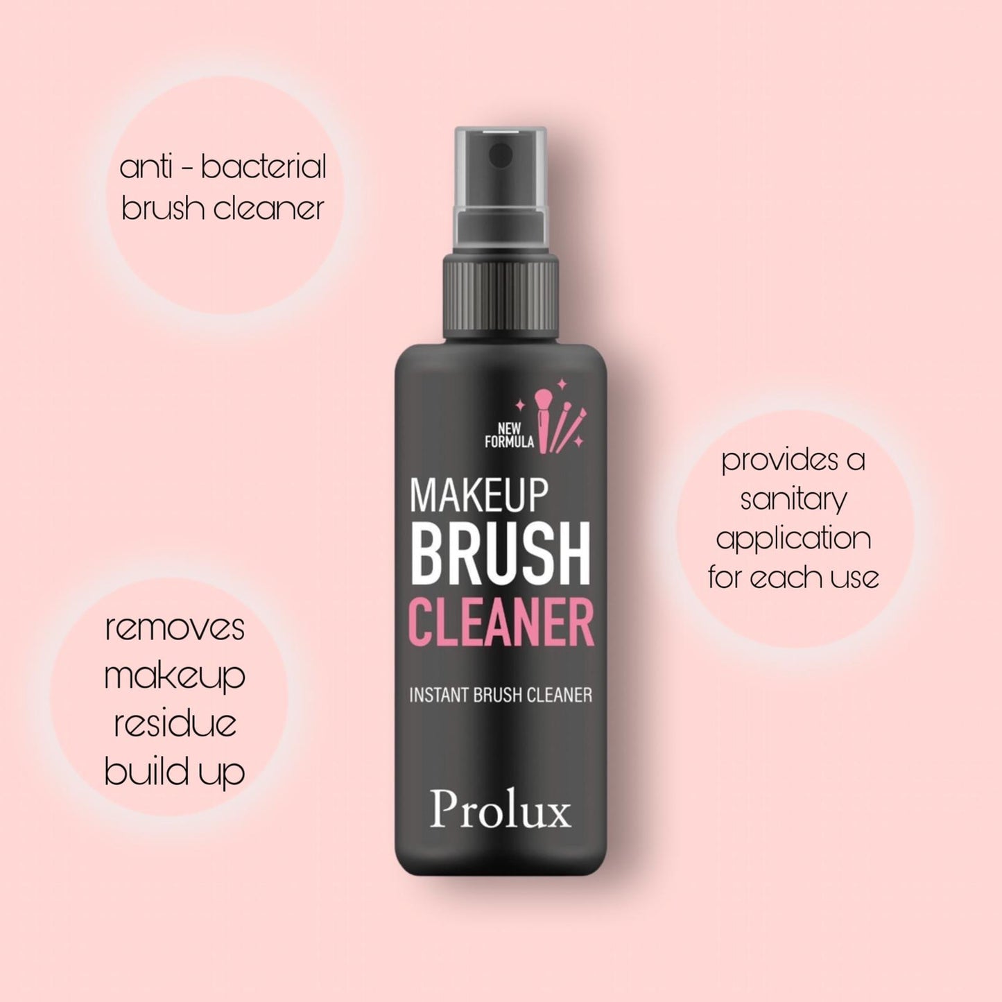 Prolux Makeup Brush Cleaner, best makeup brush cleaner, makeup brush cleaner spray