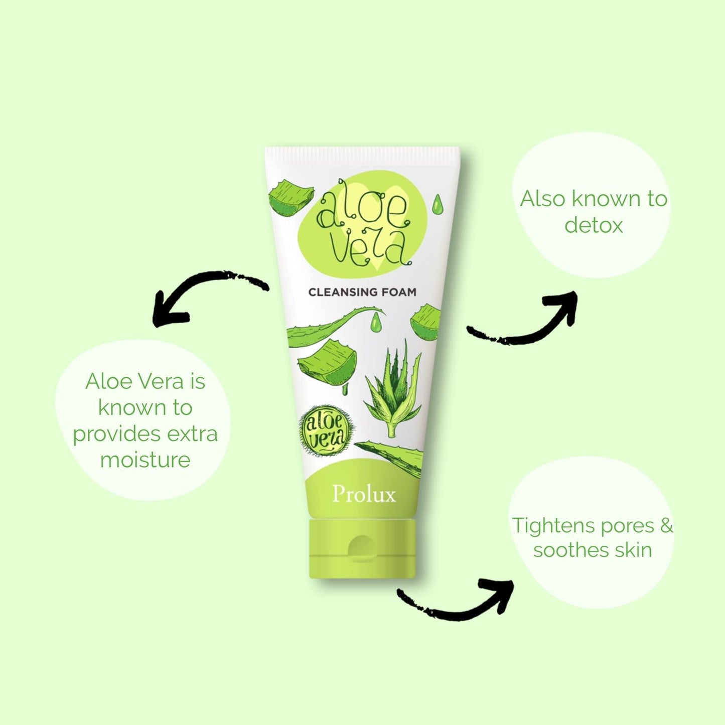 Prolux Cleansing Foam, foaming facial cleanser, gentle foaming cleanser