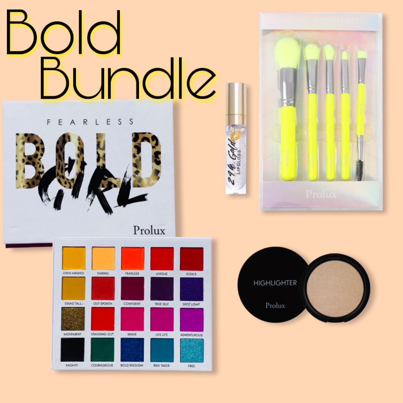 Prolux Bold Bundle, makeup set, bundle of makeup