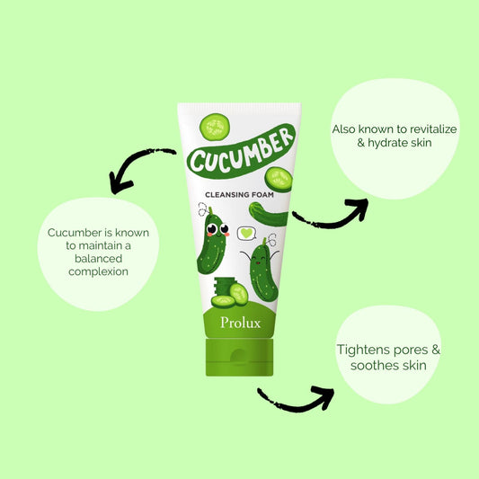 Prolux Cleansing Foam, foaming facial cleanser, gentle foaming cleanser