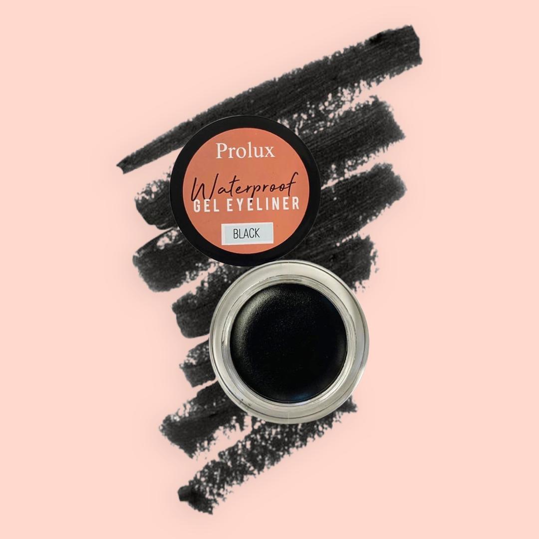 Prolux Waterproof Gel Eyeliner, best waterproof gel eyeliner, best gel eyeliner, black gel eyeliner