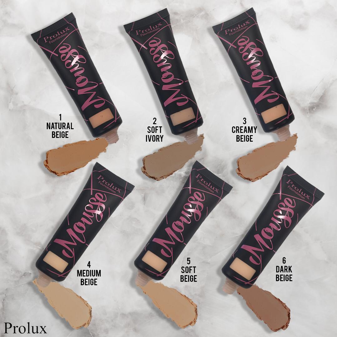 Prolux Mousse Foundation, best mousse foundation, mousse makeup foundation