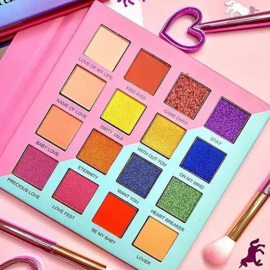 Just Once Eyeshadow Palette, shimmer eyeshadow palette, matte eyeshadow palette, non toxic eyeshadow