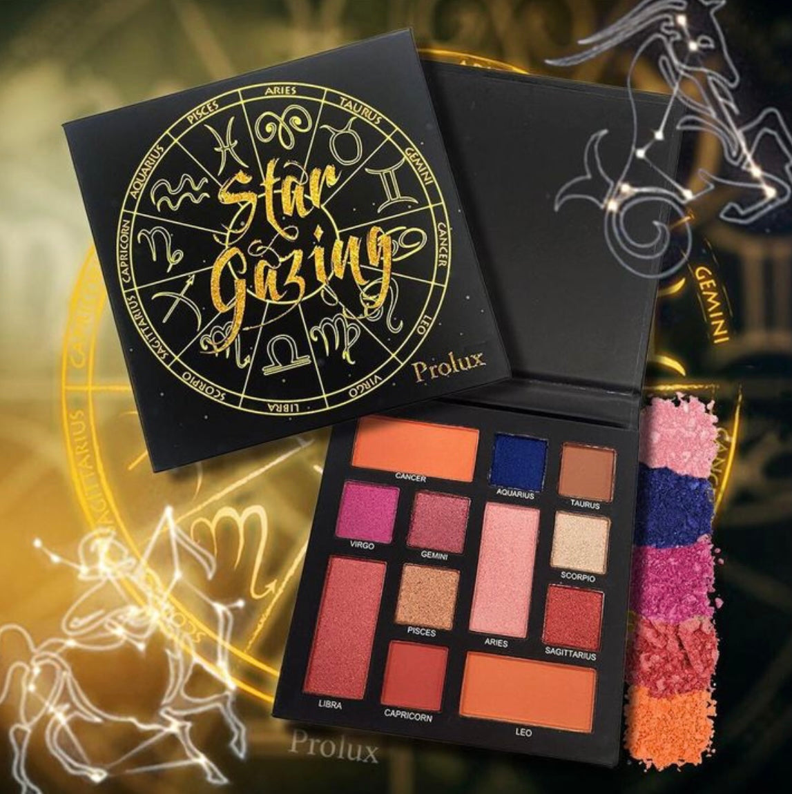 Star Gazing Eyeshadow Palette, neutral eyeshadow palette, shimmer eyeshadow palette, matte eyeshadow palette