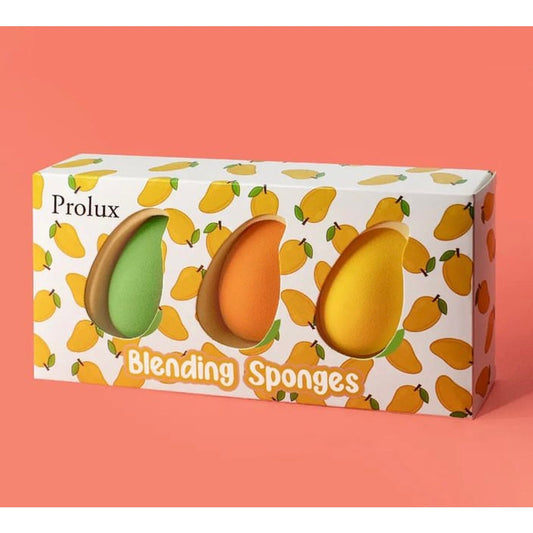 Prolux Mango Blending Sponge Set, makeup sponge set, makeup blending sponge, makeup sponges
