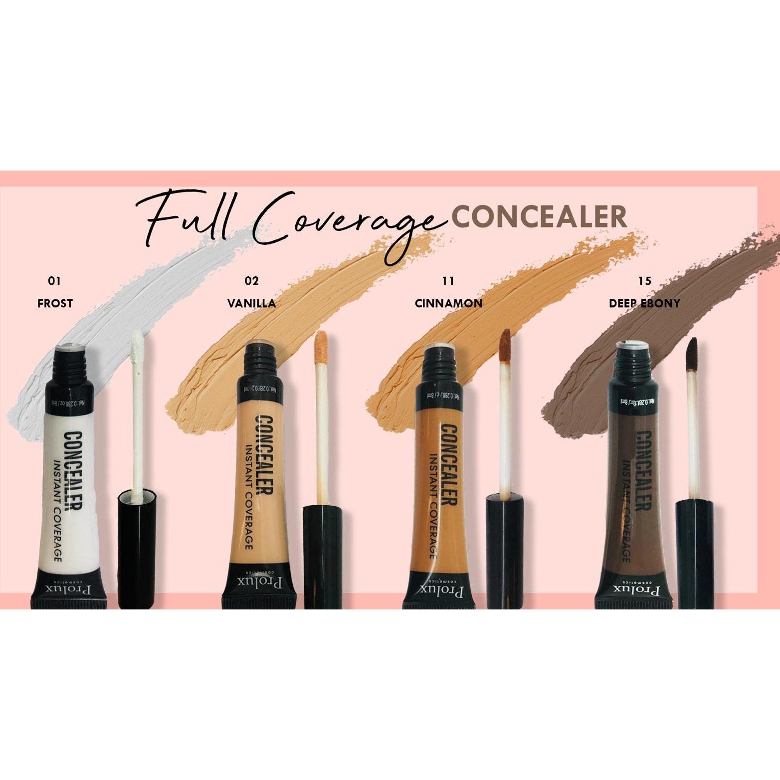 Prolux Instant Coverage Concealer, best full coverage concealer