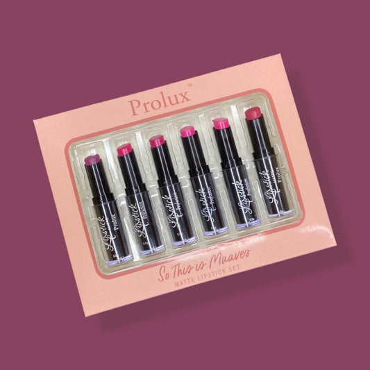 Prolux "So This Is Mauves" Matte Lipstick Set, mauve lipstick set, mauve lipsticks