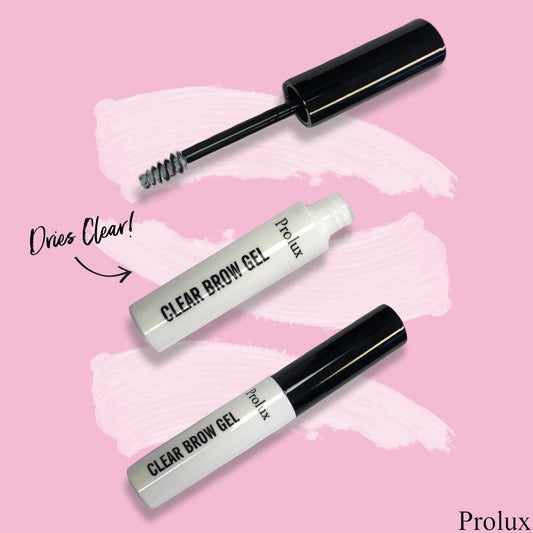 Prolux Clear Brow Gel, eyebrow gel, best eyebrow gel, clean eyebrow gel
