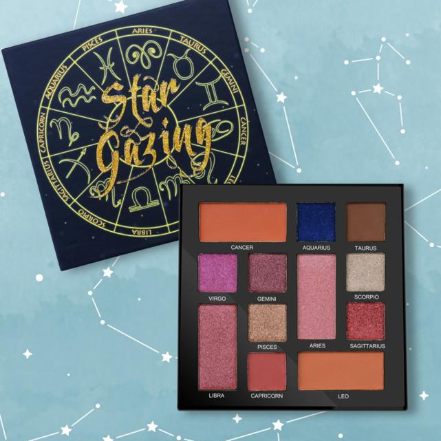 Star Gazing Eyeshadow Palette, neutral eyeshadow palette, shimmer eyeshadow palette, matte eyeshadow palette