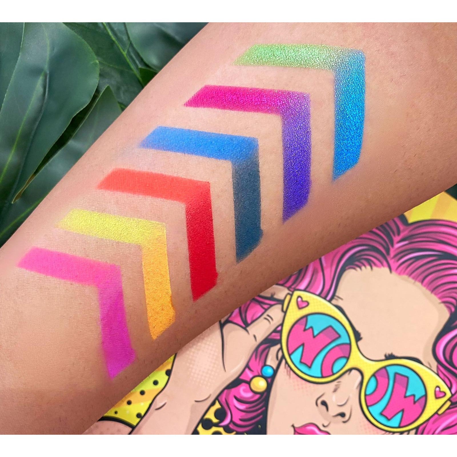 Prolux Wow Eyeshadow Palette, bright color eyeshadow palette, matte eyeshadow palette