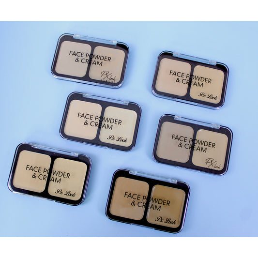 PxLook Face Powder & Cream, face palette, powder and cream palette