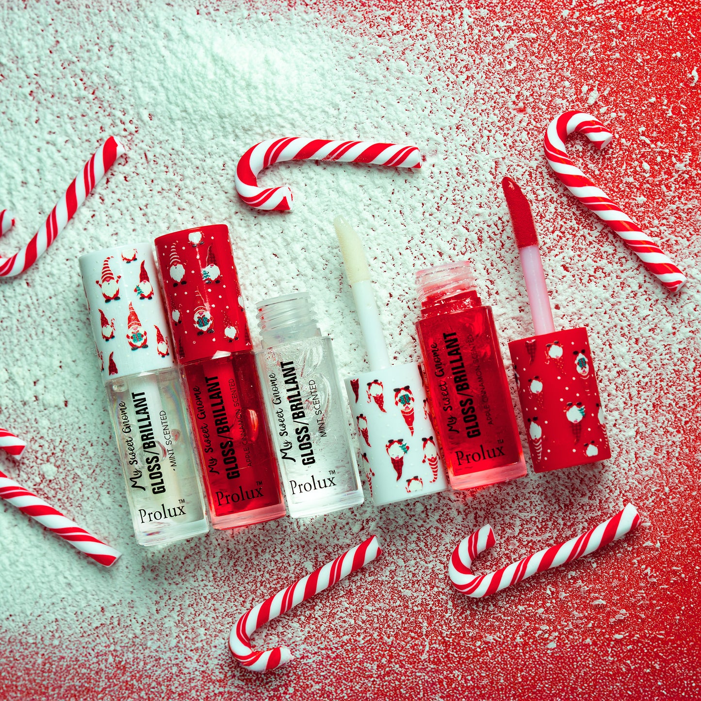 My Sweet Gnome: High Shine Lip Gloss, mint lip gloss, red lip gloss