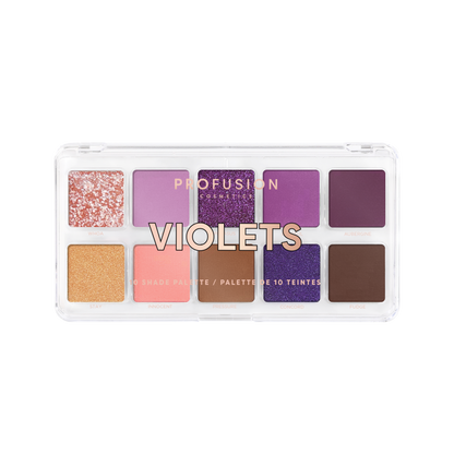 Violets 10 shade palette
