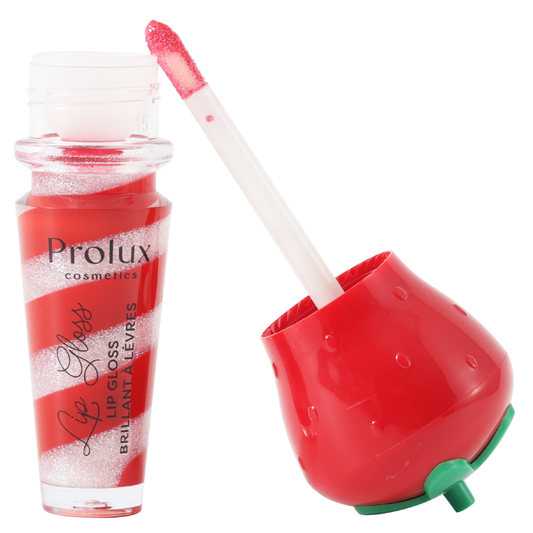Brillo labial de fresa