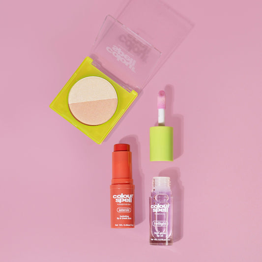 Serving Glow Collection- Highlight, Blush & Lip Oil