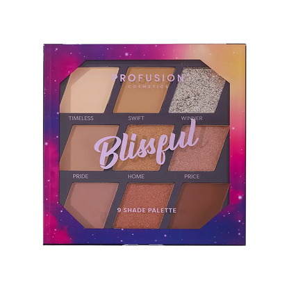 Glamour Eufórico | Paleta de 9 Tonos de Dicha